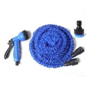 BSCI & ISO9001 Factory Blue Magic Expandable Garden Hose 3X with Quick Connector