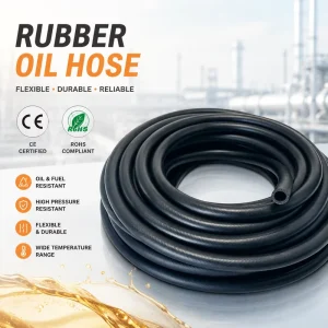 Banana Oil Hose Flexible Chemical Resistant Rubber Hose High Pressure Industrial Fuel Oil Transfer Hose Durable