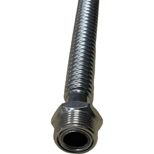 Bathroom and Industrial Use 3/4 Inch Male Thread 15mm OD 201 Stainless Steel High Pressure Flexible Corrugated Hose