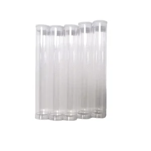 Best Selling in Stock Support Custom Size Clear PVC Tube Cartridge Package Small Transparent PC Plastic Tubes Packaging