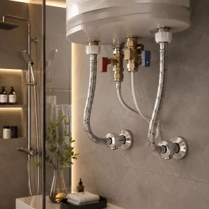 Bidirectional Thread Stainless Steel Braided Water Supply Hose Anti Burst Flexible Plumbing Pipe for Bathroom Fixtures