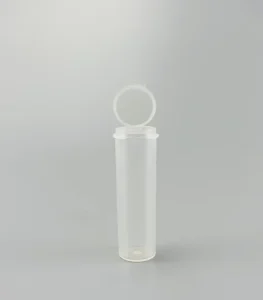 Big Hemp Oil Clear Empty Plastic Pill Bottles With Pop PP Tube