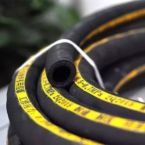 Black Cord Wound Reinforced NBR Rubber Pressure Air Hose for Air Compressor Rock Drill Pneumatic Pick Applications