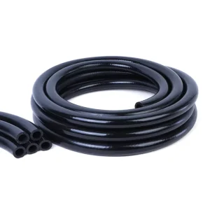 Black EPDM NBR Braided Durable Flexible Hose Industrial Use Customizable Size Weather Oil Resistant for Fuel