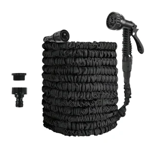 Black High Pressure 25 Feet Long 50 Feet Long 100 Feet Extendable Garden Hose Magic Hose