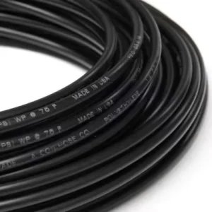 Black High Pressure Durable Flexible Spring Reinforced Shrinking Water PVC Fiber Hose