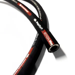 Black Hydraulic Rubber Hose Steel Wire Braided Oil Pipe EFG5K Moulding