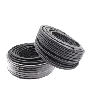Black NBR Oil Resistant Flexible Engineering Oil Delivery Hose Custom Cut 3mm Wall Thickness 40C to +100C