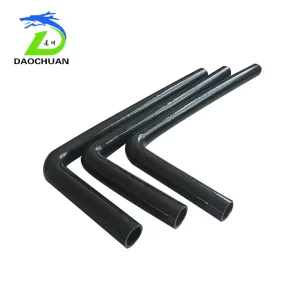 Black NBR Rubber High Temperature Hose Pure Flexible Fiber Braid Reinforcement Customizable Cutting Service
