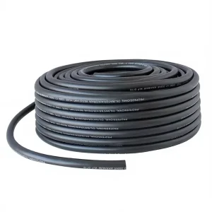 Black NBR Wire-Reinforced Fuel Hoses for Diesel Gasoline Engines Customizable Sizes Aging Resistant No Cracking Cutting