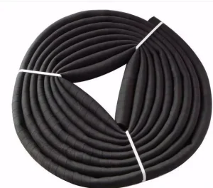 Black Nitrile Rubber Lined Lay Flat Hose Water Supply Hose Heavy Duty Industrial Water Delivery Hose