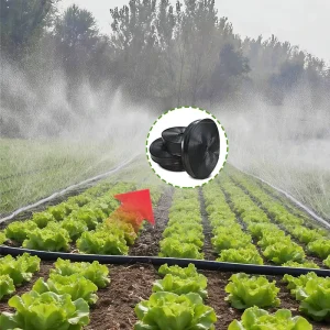 Black Plastic PE Layflat Rain Hose 2 in Diameter for Agriculture Horticulture Garden Home & Irrigation Use