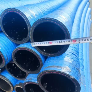 Black Rubber Steel Wire Suction Hose 110C High Temperature Anti Wear NBR Material Cutting Service Special Mud Gravel Drainage