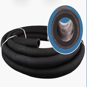 Black Sand Blasting Hose Abrasion Resistant Made NBR Synthetic Rubber Water Hydraulic Applications Cutting Moulding