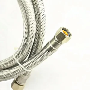 Black Stainless Steel Braided Water Hose With Rubber PVC EPDM Reinforced Steel Wire Custom Cutting Moulding Services Available