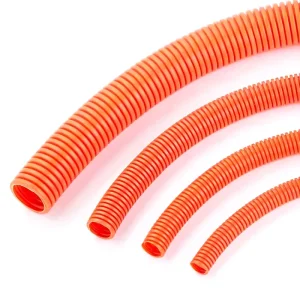 Black Waterproof Electrical Soft PA6 Flexible Hose Corrugated Conduit Pipe
