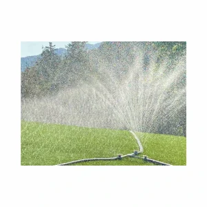 Black White Garden Irrigation System 32mm Micro Spray PE Layflat Hose with 3-5m Spray Radius & 0.8-1.5bar Pressure