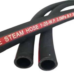 Black and Red Flexible Rubber Hose for Air Water or Steam Applications High Temperature Hose