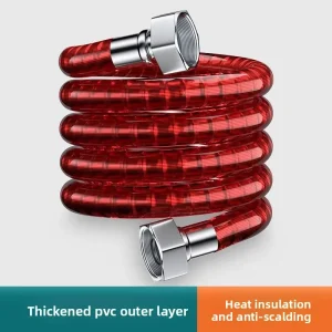 Blue 1m 12mm Flexible Braided Food Grade 304 Stainless Steel Corrugated Tube High Flow Anti-Scald Safe Water 2