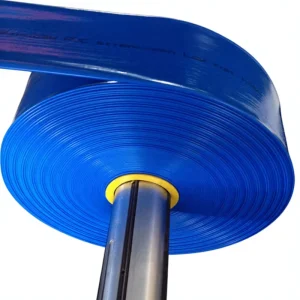 Blue Color Durable Agricultural Irrigation Flexible Water Hose Discharge PVC Lay Flat Hose