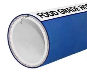 Blue Flexible Food Grade Braid Silicone Rubber Hose