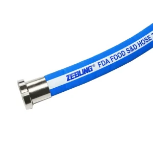Blue Flexible High Pressure Milk Brewery Dairy Rubber Food Grade Hose Pipe Suppliers