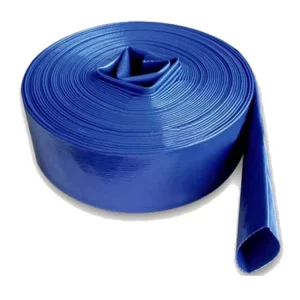 Blue Flexible Light Agricultural Irrigation Water Discharge PVC Layflat Hose