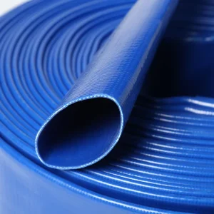 Blue PVC Lay Flat Water Pump Hose Pipe