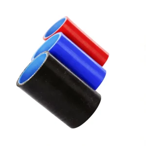 Blue Red Black Colorful 3 Ply Reinforced Universal High Temp Air Water Coolant System Coupler Silicone Straight Hose