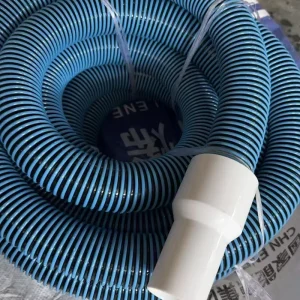 Blue Self floating Swimming Pool Sewage Suction Hose Corrugated EVA Vacuum Cleaner Hose with Joints