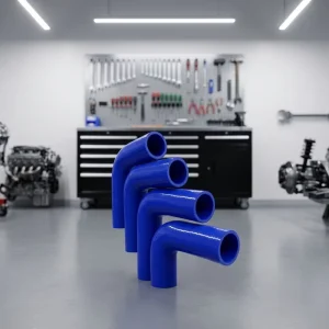 Blue Silicone Elbow Hose High Pressure Heat Resistant Silicone Bend Pipe for Turbocharger