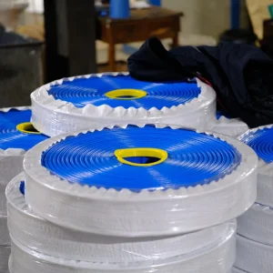 Blue Water Soft Durable Flexible PVC Lay Flat Garden Hose Irrigation Discharge Custom Length 2-6 Bar Pressure
