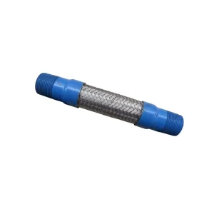 Both End Male Thread Connection Stainless Steel 304 Flexible Metal Hose for Steam Hot Water Hot Oil