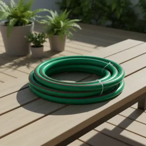 Braided Flexible High Pressure 100m Garden PVC Water Hose Durable Layflat Reinforced with Polyester Anti UV for Irrigation Use