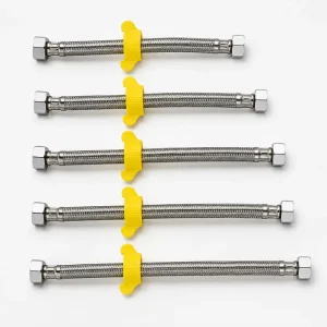 Braided Hose Stainless Steel Flexible Kitchen Faucet Connector Water Supply Line for Bathroom Sink Tap
