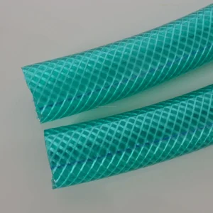 Braided PVC Hose Clear Various Diameters Reinforced to Withstand High Pressure Flow While Retaining Its Shape