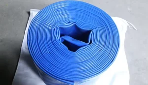 Braided Reinforcement Flexible High Pressure TPU Lay Flat Hose High Strength Flat Hose for Mining Mud Sewage Discharge