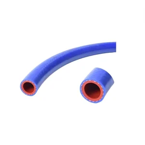 Braided Silicone Tubing High Temperature High Pressure Resistant Flexible Double Layer Blue Lined Steam Pipe Hose Industrial Use