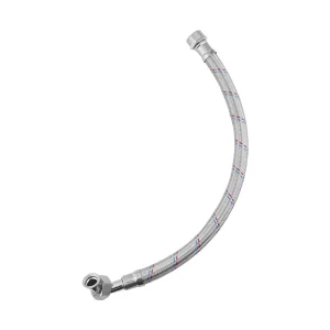 Braided Stainless Steel Hose Pipe Durable Flexible and Leak Proof Water Connector for Home Appliances