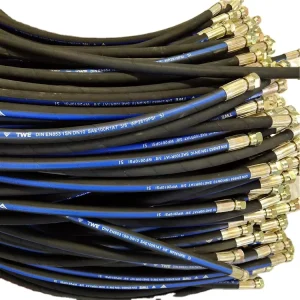 Braided Steel Wire Reinforced Flexible Hoses Pipe High Pressure Hose