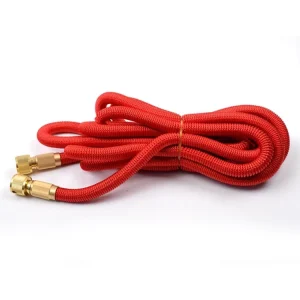 Brass Magic Expandable Garden Hose with Spray Gun Home Garden Equipment Pressure Water Compatible