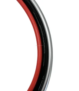 Bright Silver Red Black Braided PVC Tube Shower Hose High Visibility Plumbing Accessory Glossy Color Water Tube