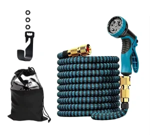 Bulk Custom Outdoor Expandable Irrigation Hose High Elastic Stretch Garden Hose Burst Resistant Latex 10 Spray