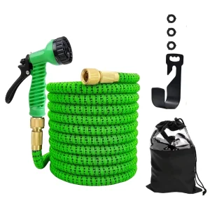 Bulk Supply 3X Expandable Lightweight Water Hose Leakproof Latex Connector Durable Multi Size Pet Shower Car Wash