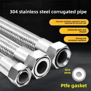 CCST 304 316 Stainless Steel Corrugated Metal Hose