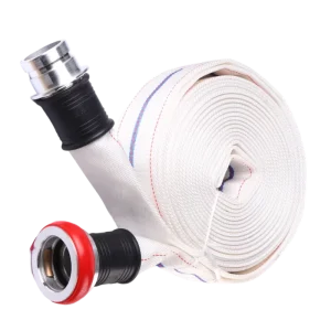 CE Certified 1Inch 2inch 3inch Fire Hose PVC PU RUBBER Single Jacket Fire Hose with Coupling Fireman Hose Firefighter Equipment