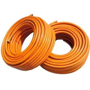 CE Certified Orange PVC Gas Hose 9mm Household Liquefied Gas 50m Roll PLH 0 Based Samples Drawings