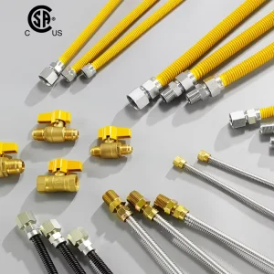 CSA Approved SUS304 Food Grade Metal Tube Hose Stainless Steel Metal Corrugated Flexible Gas Hose with CSA Certification