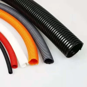 Cable Protection Flame Retardant PA PE PVC PP Electrical Hose Plastic Corrugated Flexible Conduit