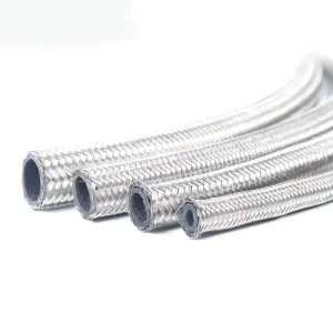 Car Racing Auto AN6 AN8 AN10 NBR Rubber Black Nylon Stainless Steel Braided Transmission Engine Fuel Gas Line Oil Cooler Hoses